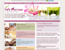 Tablet Screenshot of info-massage.com